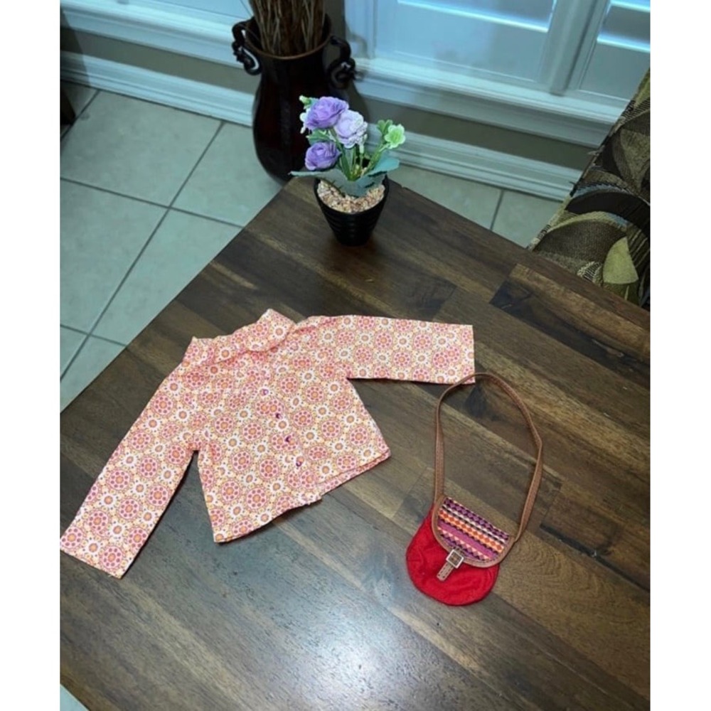 American Girl Saige's Parade‎ Outfit Top and Purse